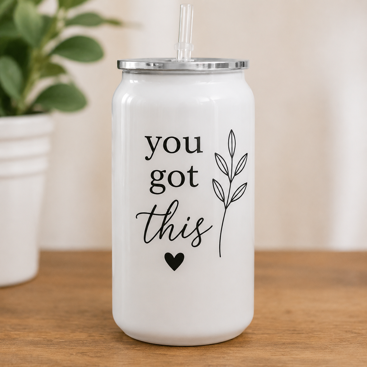 16 oz Glass Cup
