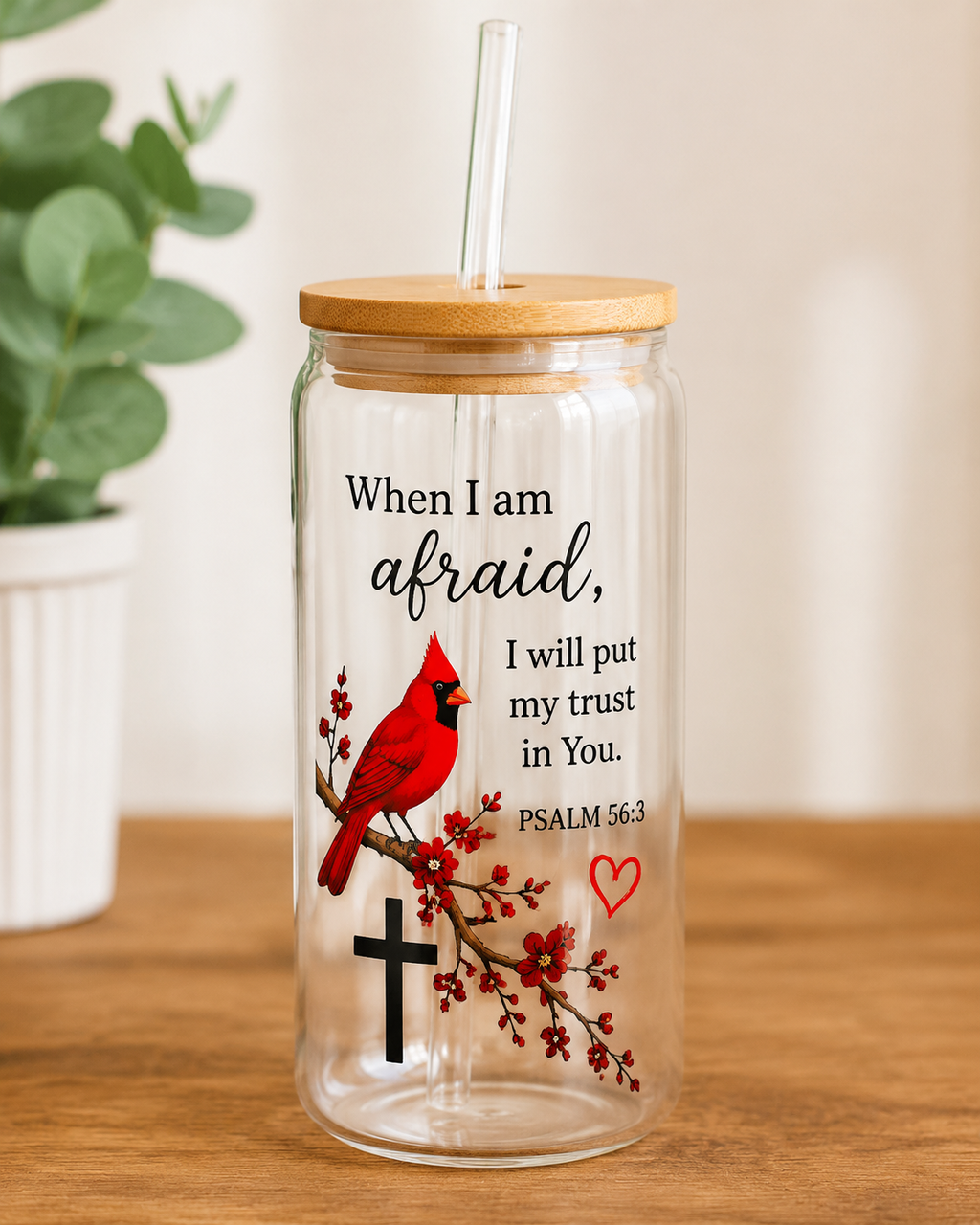 16 oz Glass Cup